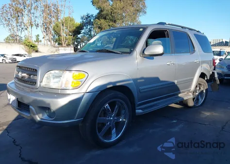 2001 Toyota Sequoia Sr5 V8 from USA, damaged, VIN 5TDZT34A21S016847